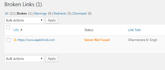 WordPress Me Broken Link Fix Kaise Kare