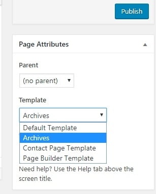 How to Create Custom WordPress Archive Page