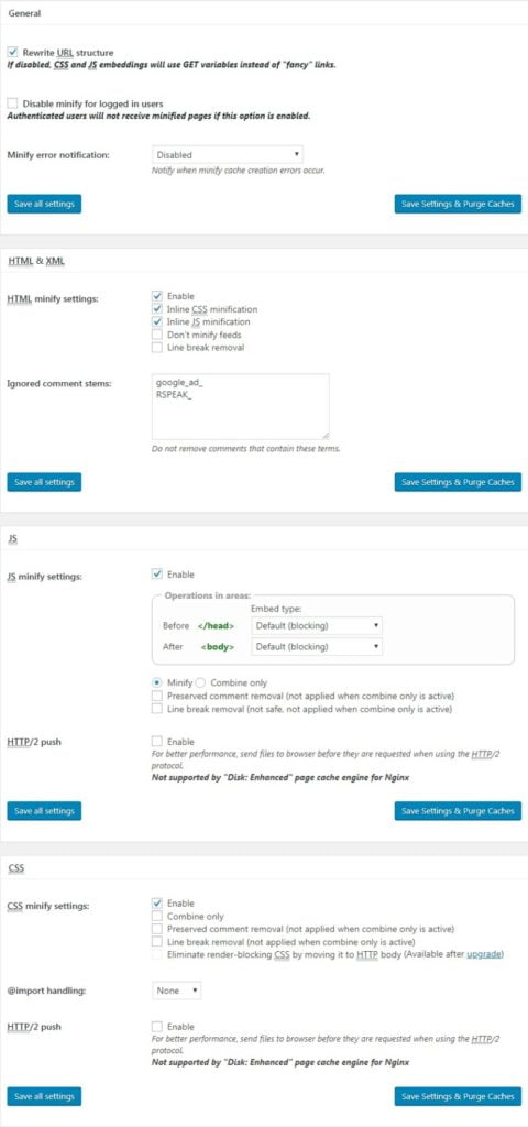 How to Minify CSS and Javascript from WordPress site