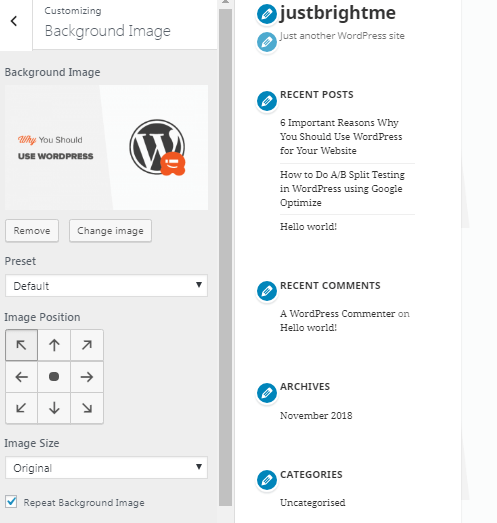 How to Add Background Image in WordPress Site