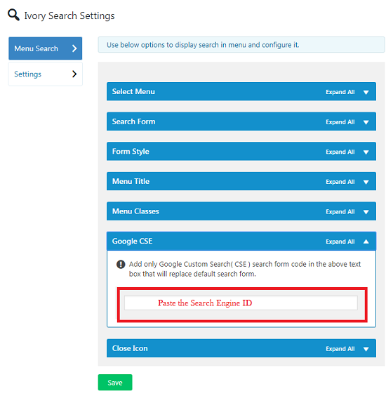 How to add WordPress search toggle in WordPress Nav menu