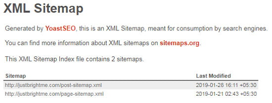 XML Sitemap