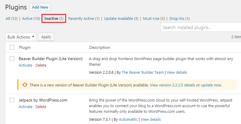 WordPress Plugin Ko Deactivate Kaise Kare