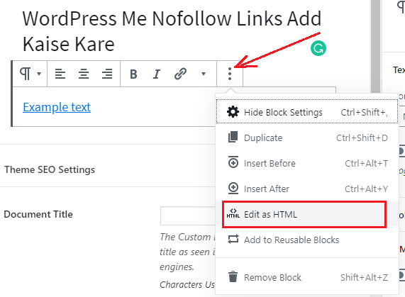 WordPress Me Nofollow Links Add Kaise Kare