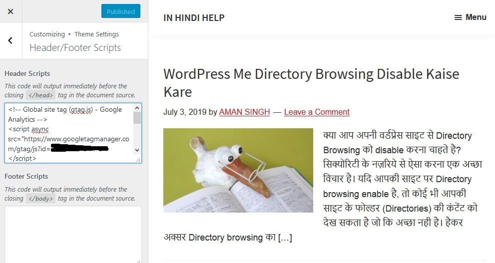 WordPress me Google Analytics Kaise Install Kare