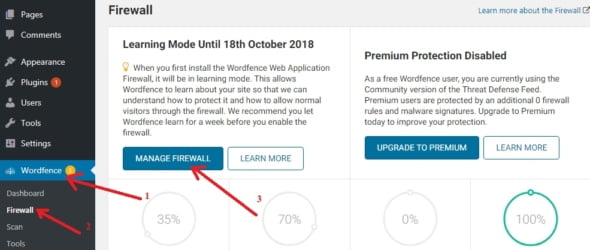 Wordfence Settings in Hindi