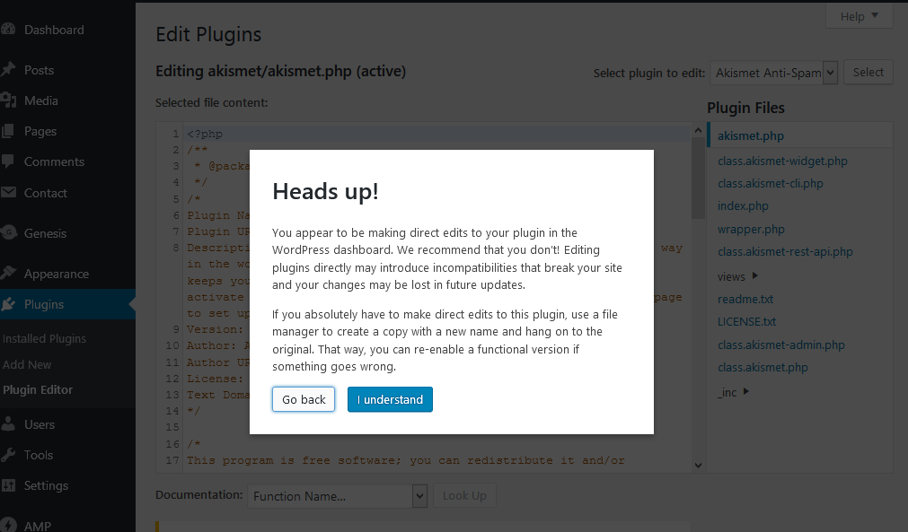WordPress Admin Panel Me Theme and Plugin Editors Disable Kaise kare