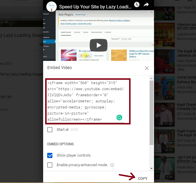 WordPress Blog Post Me YouTube Video Embed Kaise Kare