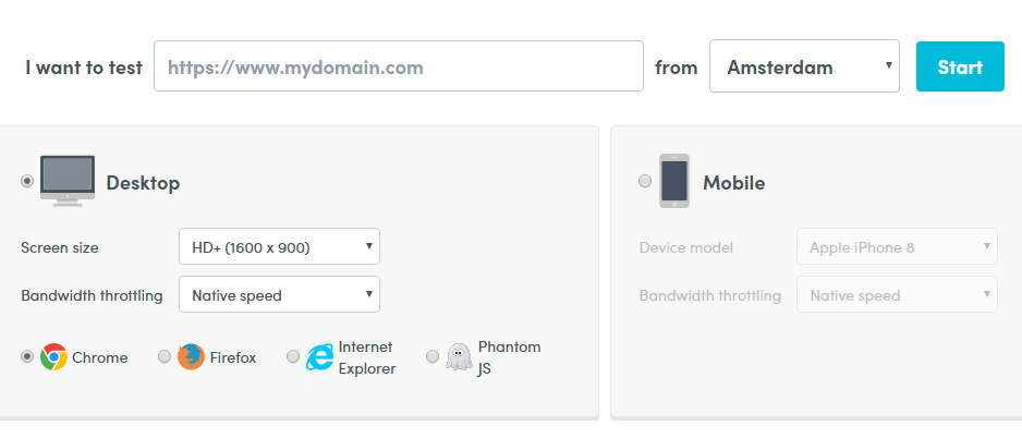 Website Speed Test Tools