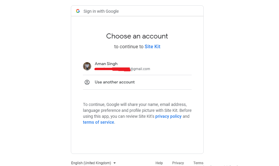 Google Site Kit Setup