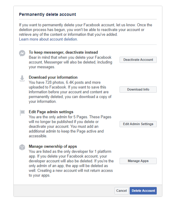 Facebook Account Delete Kaise Kare