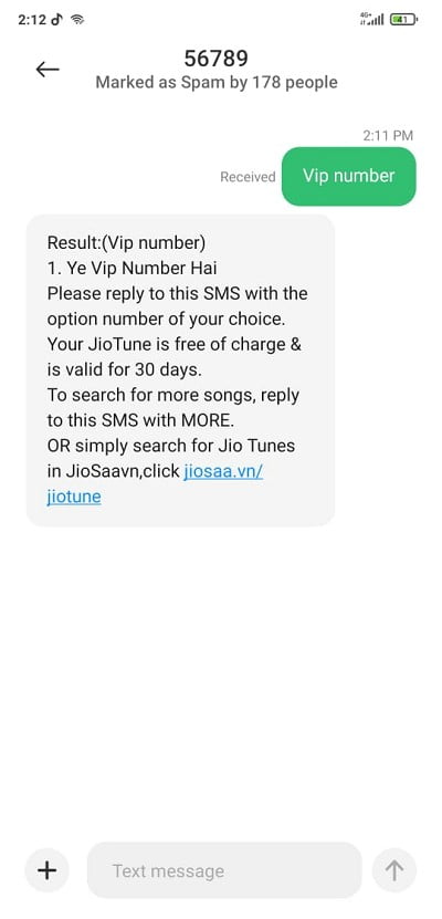 Send sms VIP number - InHindiHelp