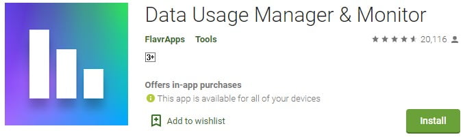 Data Usage Manager Monitor - InHindiHelp