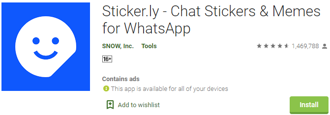 WhatsApp Stickers बनाने वाला ऐप