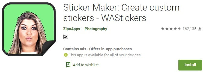 WhatsApp stickers maker app