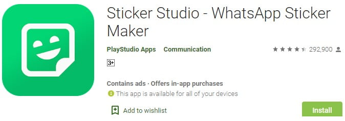 WhatsApp Stickers बनाने वाला ऐप