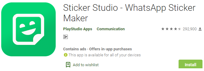 WhatsApp Stickers बनाने वाला ऐप