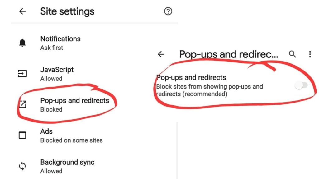 Chrome में पॉप-अप रोकना या उनकी अनुमति देना