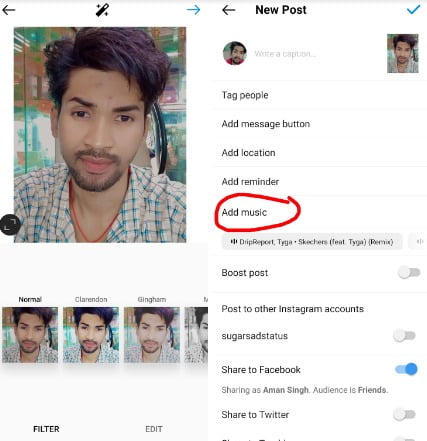 Instagram Par Photo Par Song Kaise Lagaye