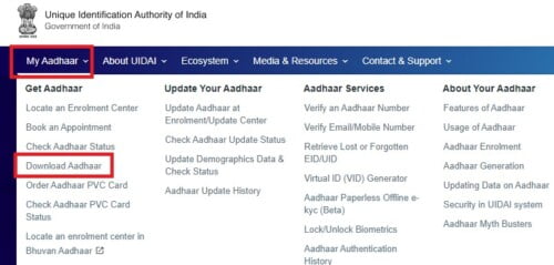 Aadhar Card Kho Gaya Hai Kaise Nikale