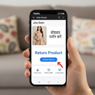 meesho par product kaise return kare